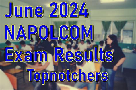 NAPOLCOM Exam Results June 2024 – Topnotchers .